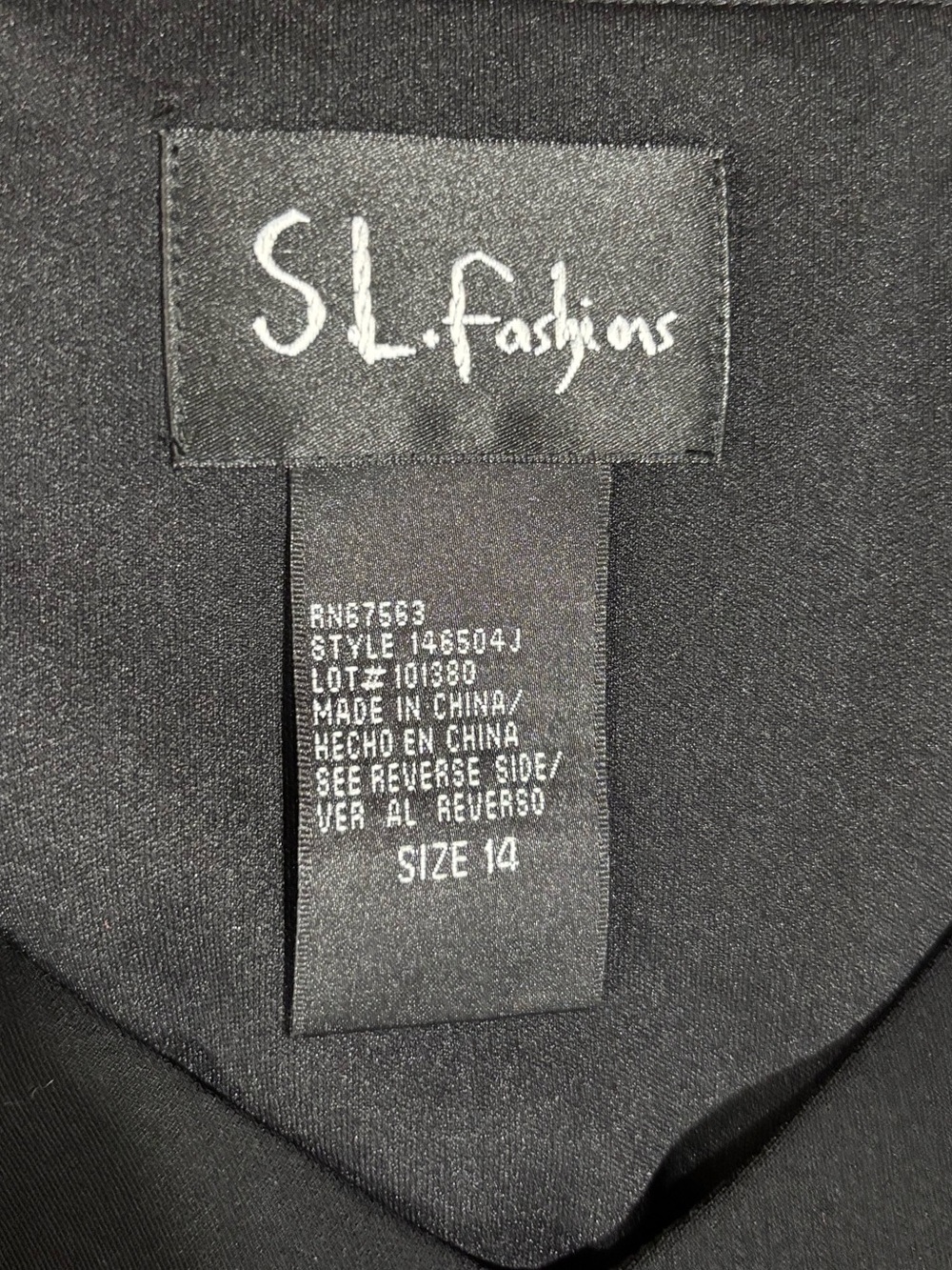SL Fashions Black V-Neck Flutter Sleeve Midi Dress - Picture 7 of 8